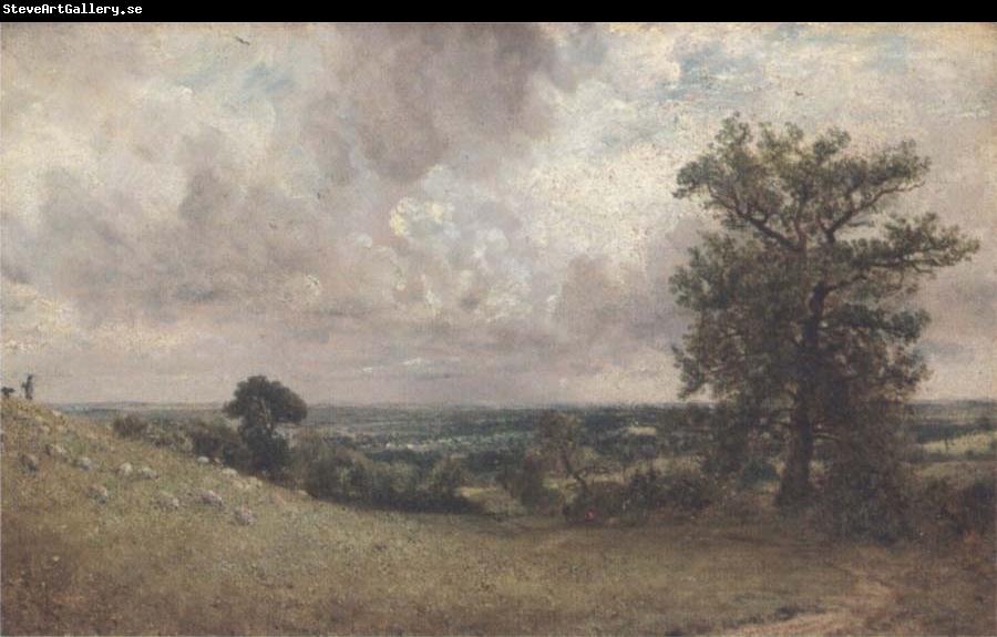 John Constable West End Fields,Hampstead,noon